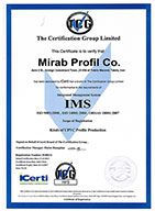 Certification of  ISO 9001, 14001 and 18001 TCG 