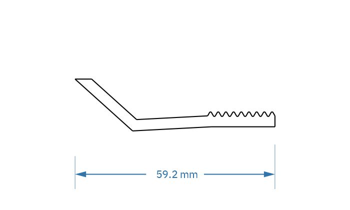 Профиль для покрытия однорельсовой раздвижной рамы - t2